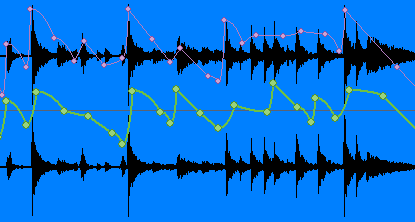 Step 10 - You can also choose to record these envelopes on a given track to monitor its stereoness right on top of the waveform